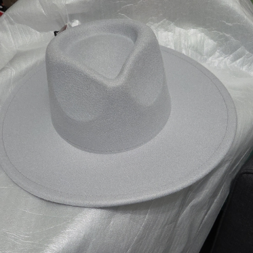 Stylish Gray Fedora Hat